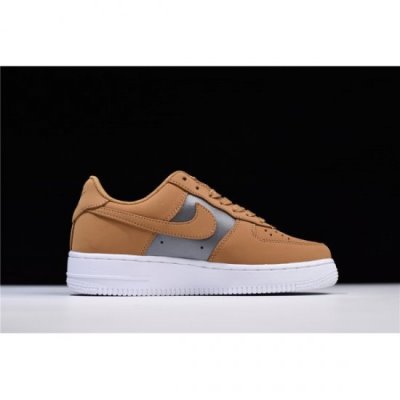 Nike Air Force 1 Low Bio Bej Rengi / Metal Gümüş Kaykay Ayakkabı Türkiye - CWUEUXRU